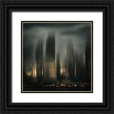 Qthe Hope Within Darknessq Black Ornate Wood Framed Art Print with Double Matting by Rekowski, Federico