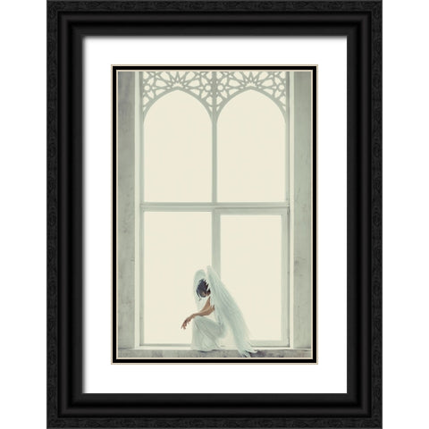 Windows of Angel II Black Ornate Wood Framed Art Print with Double Matting by InTheMoment