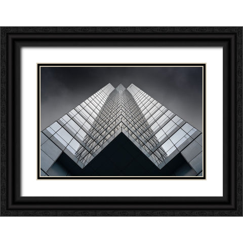 W Black Ornate Wood Framed Art Print with Double Matting by Chiodo, David