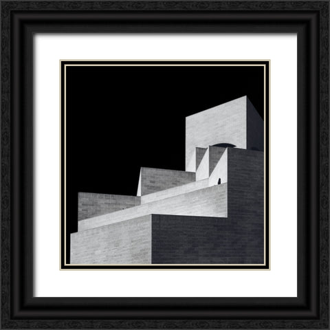 Museum Of Islamic Art Black Ornate Wood Framed Art Print with Double Matting by Alblowi, Ahmed