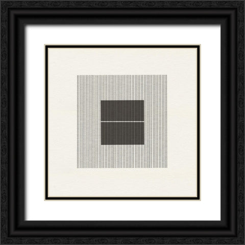 Paper Object No6 Black Ornate Wood Framed Art Print with Double Matting by The Miuus Studio