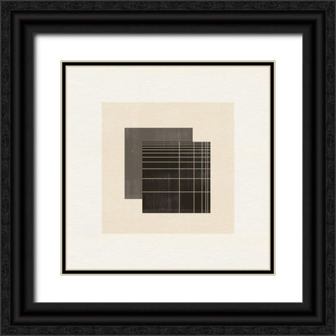 Paper Object No3. Black Ornate Wood Framed Art Print with Double Matting by The Miuus Studio