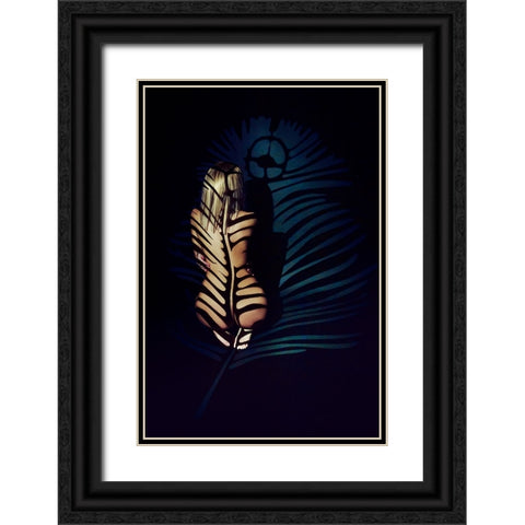 Dark Summer Black Ornate Wood Framed Art Print with Double Matting by Bolgov (Axe), Ruslan