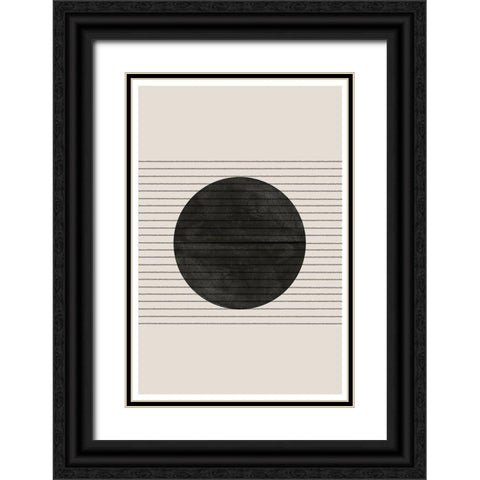 BaB No6. Black Ornate Wood Framed Art Print with Double Matting by The Miuus Studio