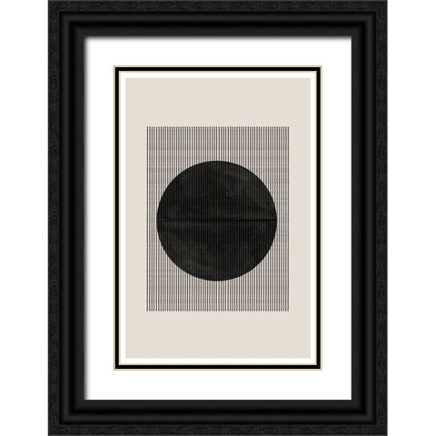 BaB No7. Black Ornate Wood Framed Art Print with Double Matting by The Miuus Studio