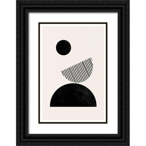 BaB No11. Black Ornate Wood Framed Art Print with Double Matting by The Miuus Studio
