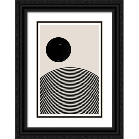 BaB No17. Black Ornate Wood Framed Art Print with Double Matting by The Miuus Studio