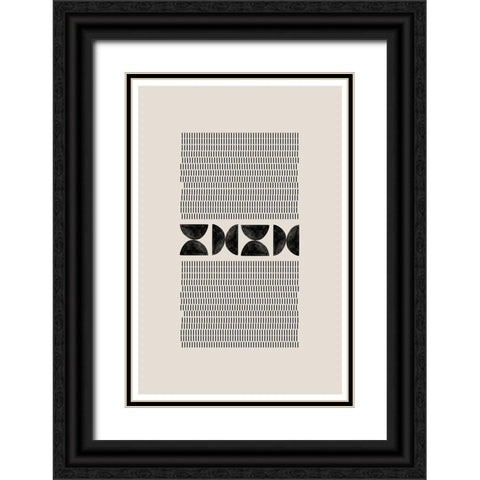 BaB No19. Black Ornate Wood Framed Art Print with Double Matting by The Miuus Studio