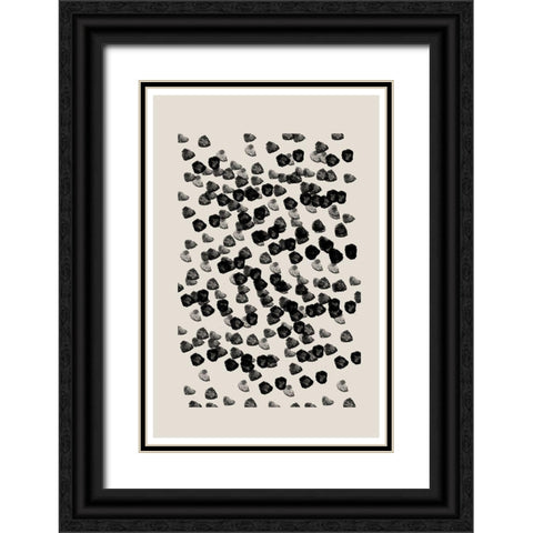 BaB No20. Black Ornate Wood Framed Art Print with Double Matting by The Miuus Studio