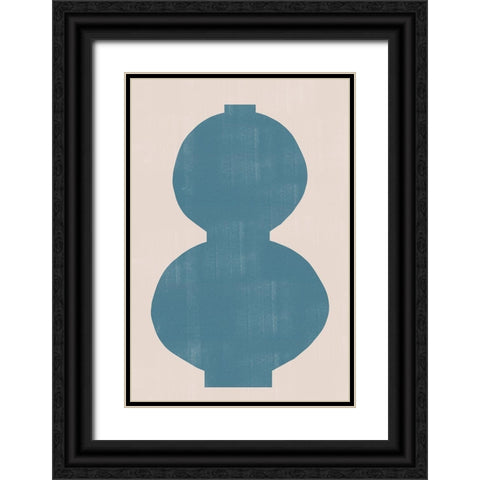 Vase No1. Black Ornate Wood Framed Art Print with Double Matting by The Miuus Studio