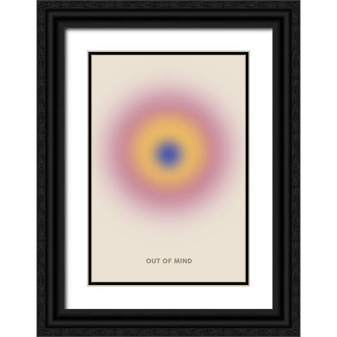 Out Of Mind Black Ornate Wood Framed Art Print with Double Matting by The Miuus Studio