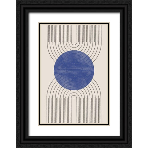 Arch Composition No2. Black Ornate Wood Framed Art Print with Double Matting by The Miuus Studio
