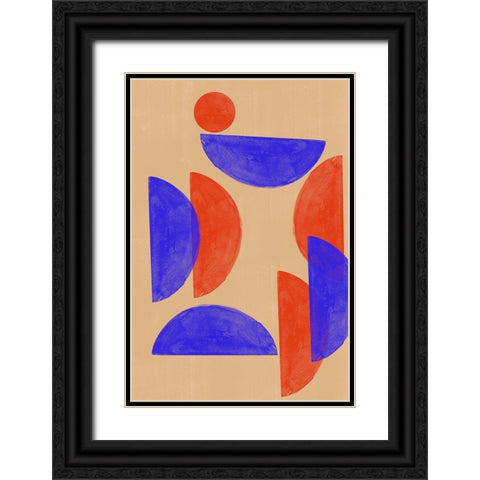 New Me Black Ornate Wood Framed Art Print with Double Matting by The Miuus Studio