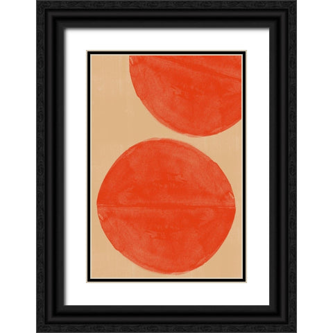 Separation Black Ornate Wood Framed Art Print with Double Matting by The Miuus Studio