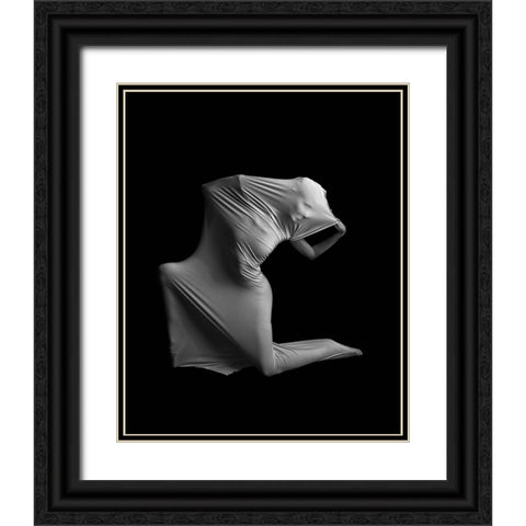 Harmony Black Ornate Wood Framed Art Print with Double Matting by Stein, Tali
