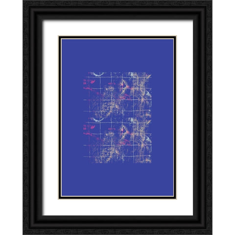 Reset Black Ornate Wood Framed Art Print with Double Matting by Woelders, Tania Sloth