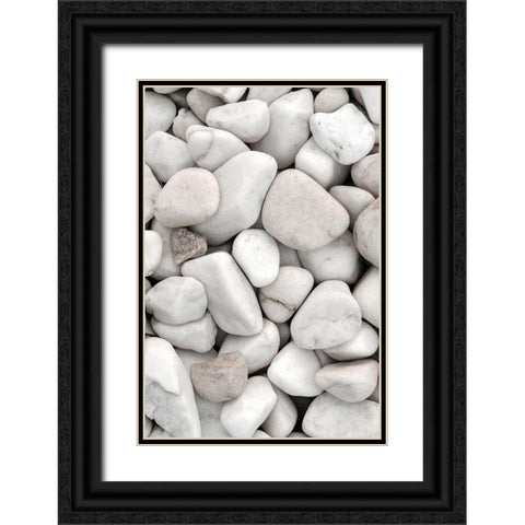 Stones_005 Black Ornate Wood Framed Art Print with Double Matting by 1x Studio III