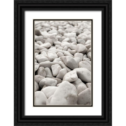 Stones_004 Black Ornate Wood Framed Art Print with Double Matting by 1x Studio III