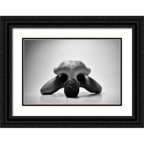 Hidden Emotions (Chrysalis) Black Ornate Wood Framed Art Print with Double Matting by Alexandr