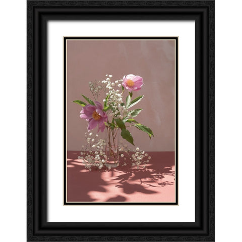 Light a shadow Black Ornate Wood Framed Art Print with Double Matting by Basso, Donatella