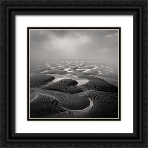 Sandwind / Vent de Sable Black Ornate Wood Framed Art Print with Double Matting by Billet, Jean-Luc