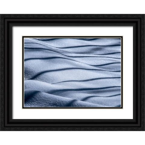 Midnight Black Ornate Wood Framed Art Print with Double Matting by Nikzad Amoli, Hossein