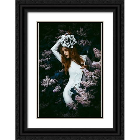 Blossom song Black Ornate Wood Framed Art Print with Double Matting by Bolgov (Axe), Ruslan