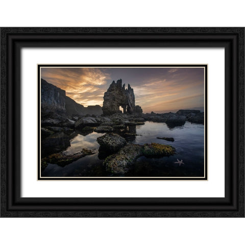 Spain Black Ornate Wood Framed Art Print with Double Matting by Gustafson Pro, Clas