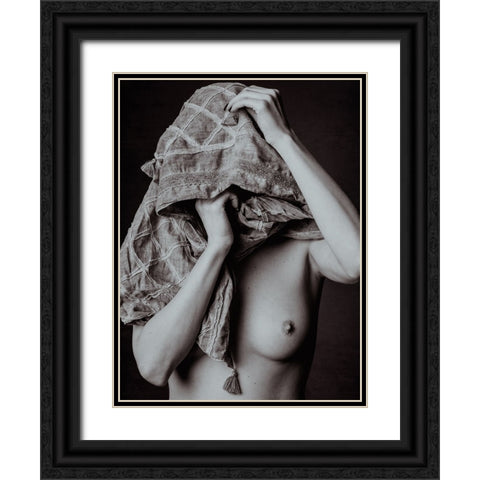 Hidden Black Ornate Wood Framed Art Print with Double Matting by Weiss, Konstantin