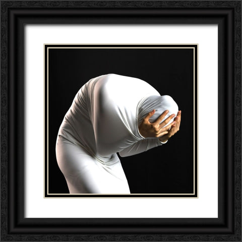 Desperation Black Ornate Wood Framed Art Print with Double Matting by Rabinovitz, Itzik