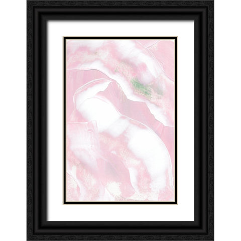 Pink and Soft Black Ornate Wood Framed Art Print with Double Matting by Sawall, Anastasia