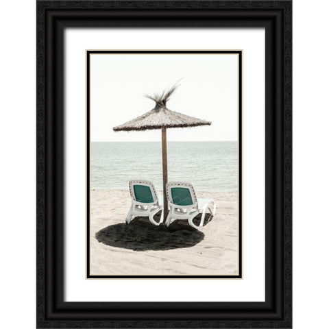 Solaris 02 Black Ornate Wood Framed Art Print with Double Matting by 1x Studio III