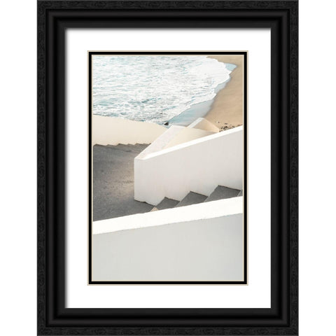 Solaris 11 Black Ornate Wood Framed Art Print with Double Matting by 1x Studio III