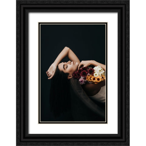 sweet dream Black Ornate Wood Framed Art Print with Double Matting by Hamidnezhad, Amin