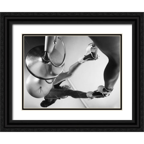 upside down Black Ornate Wood Framed Art Print with Double Matting by Anton, Rostovskiy