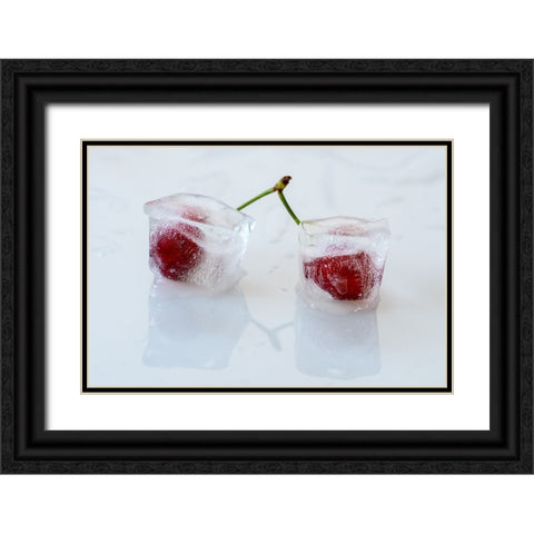 Together... Black Ornate Wood Framed Art Print with Double Matting by Borza, Melinda