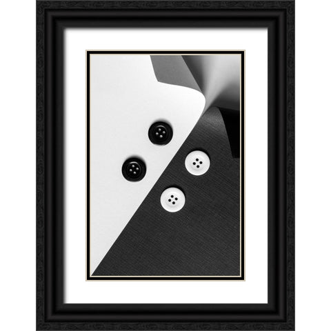 Diagonal Skirt Black Ornate Wood Framed Art Print with Double Matting by Bunjamin (Abe), Antonyus