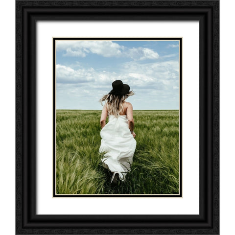 Lost Black Ornate Wood Framed Art Print with Double Matting by Condrea, Roxi