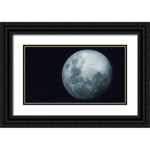 Lunar Dream Black Ornate Wood Framed Art Print with Double Matting by Taransohal