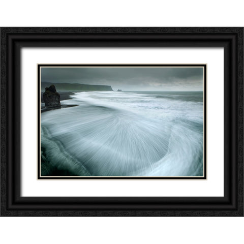 Magic Country I Black Ornate Wood Framed Art Print with Double Matting by Schumacher, Nicolas