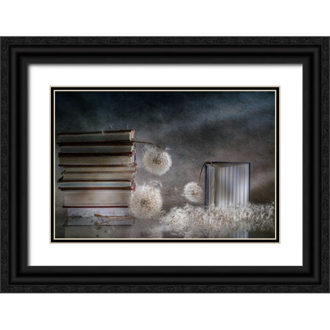 For Three... Black Ornate Wood Framed Art Print with Double Matting by Kopcev, Igor