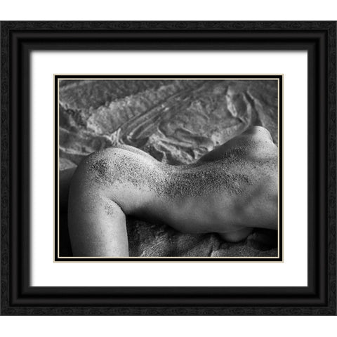 Sand Of Venus Black Ornate Wood Framed Art Print with Double Matting by Ghiman, Raul
