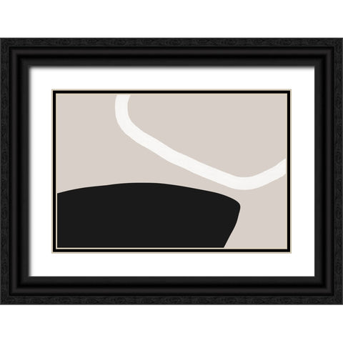 Here With You Black Ornate Wood Framed Art Print with Double Matting by Uplusmestudio