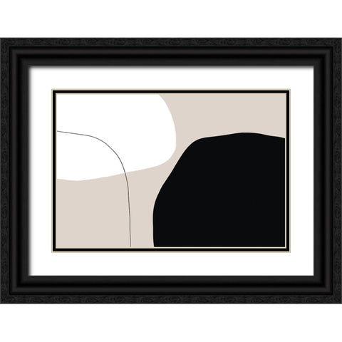 Pairing Black Ornate Wood Framed Art Print with Double Matting by Uplusmestudio