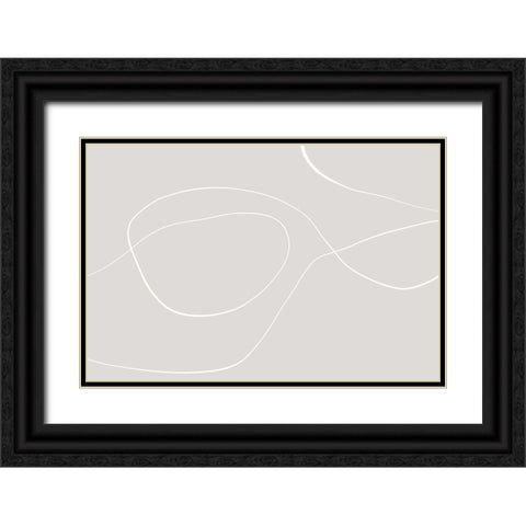 Getting Soft Black Ornate Wood Framed Art Print with Double Matting by Uplusmestudio