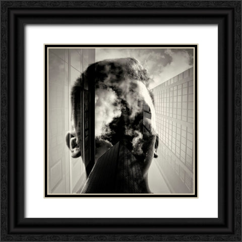 Touch the Sky Black Ornate Wood Framed Art Print with Double Matting by Kuavi, Robert