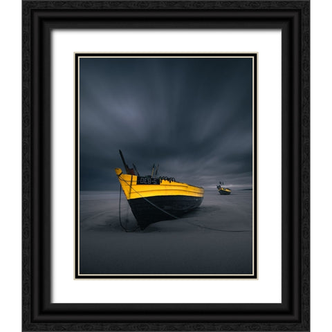 Fighting With The Storm Black Ornate Wood Framed Art Print with Double Matting by Pietraszko, Marcin