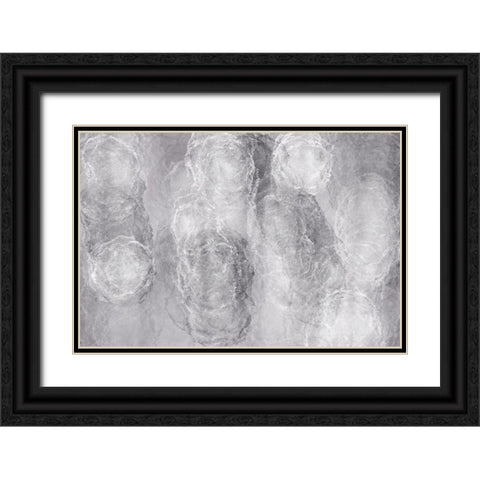 Soft Texture No 2 Black Ornate Wood Framed Art Print with Double Matting by Uplusmestudio
