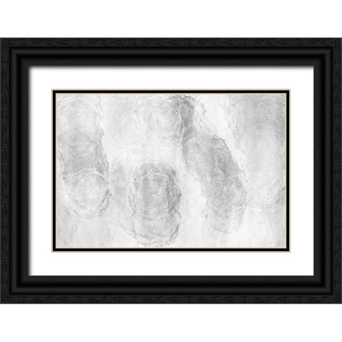 Soft Texture No 3 Black Ornate Wood Framed Art Print with Double Matting by Uplusmestudio