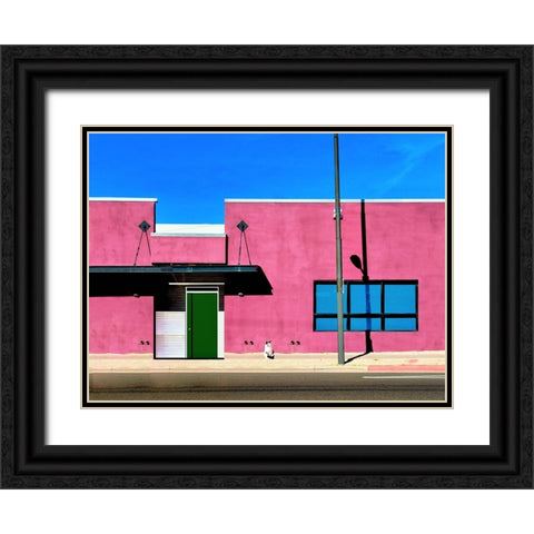 Facade - Joshua Tree-California Black Ornate Wood Framed Art Print with Double Matting by Orbach, Arnon